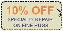 Rug repair coupon